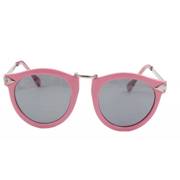 Pink Pilot Rider Aviator Polarized Lens Sunglasses
